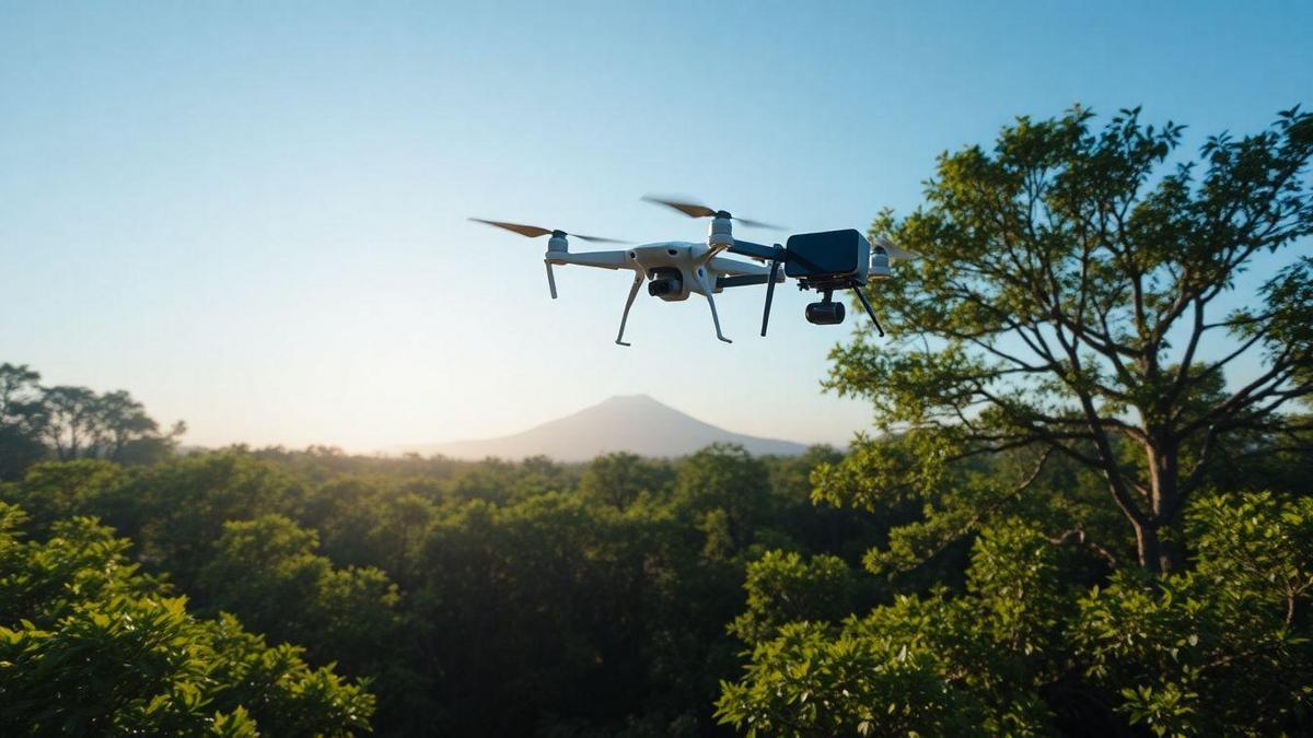 Como os Drones com IA Transformam o Monitoramento Florestal