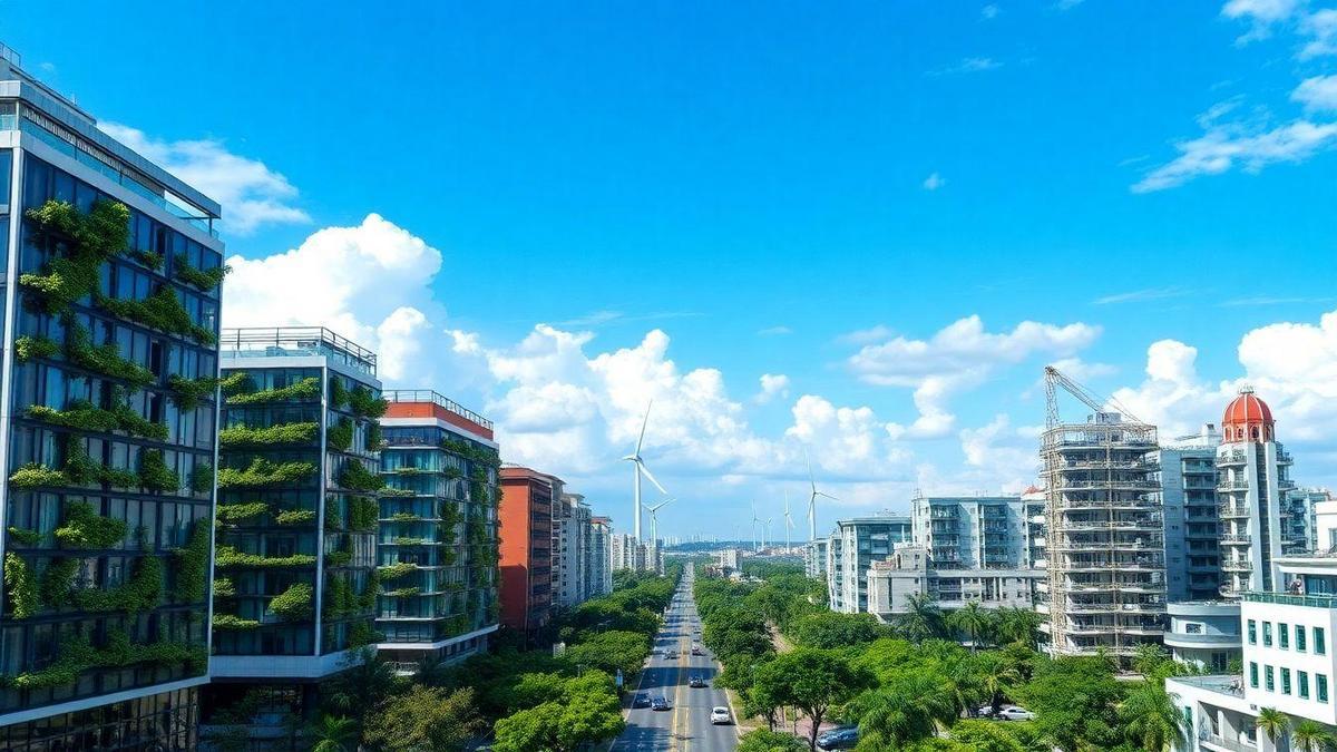 Soluções sustentáveis impulsionadas por tecnologias verdes
