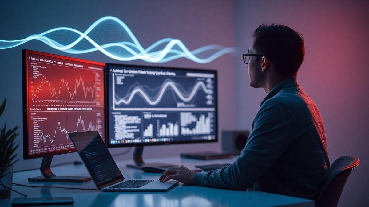 Como IA prevendo o futuro usa modelagem de séries temporais